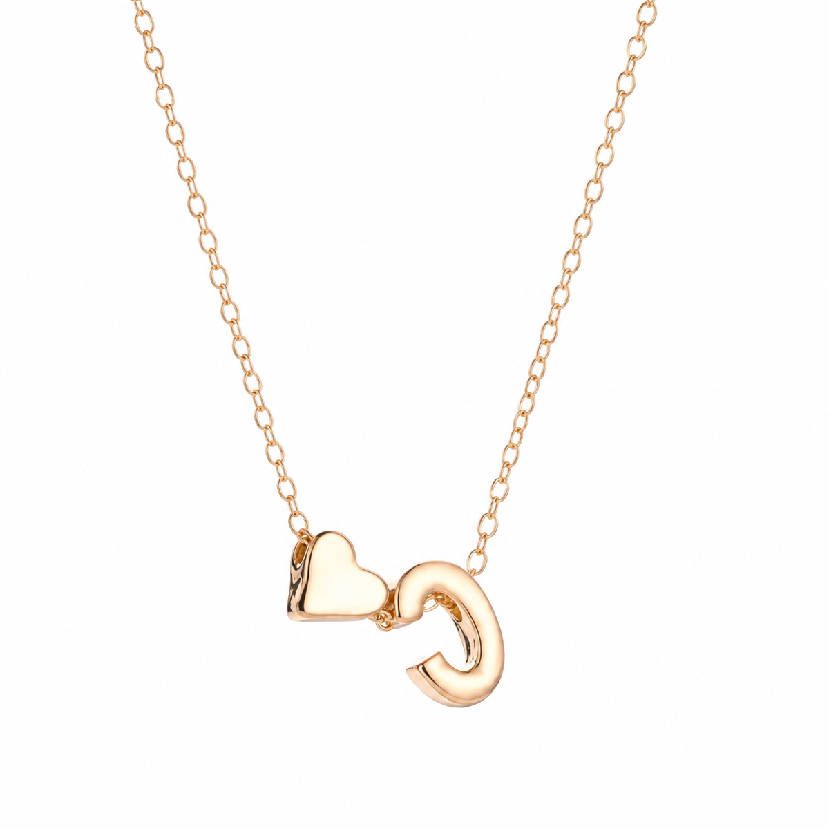 'Sweetheart' Initial Necklace