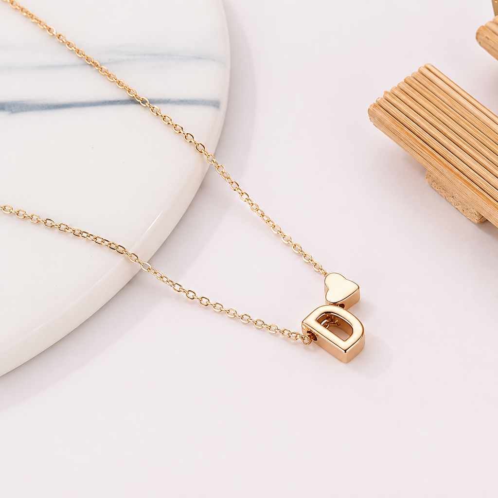 'Sweetheart' Initial Necklace