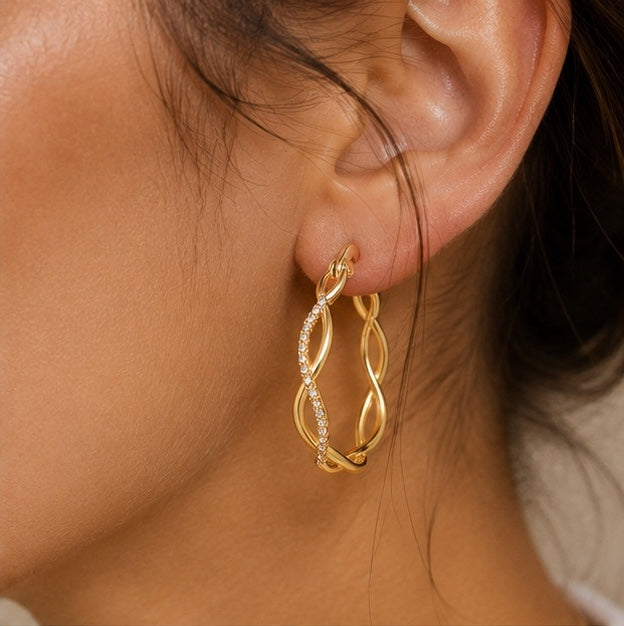 'Weaved' Earrings