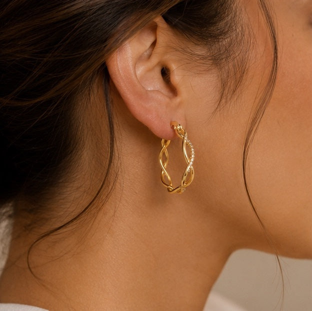 'Weaved' Earrings
