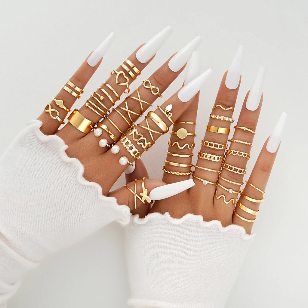 'The Stack' Ring Set