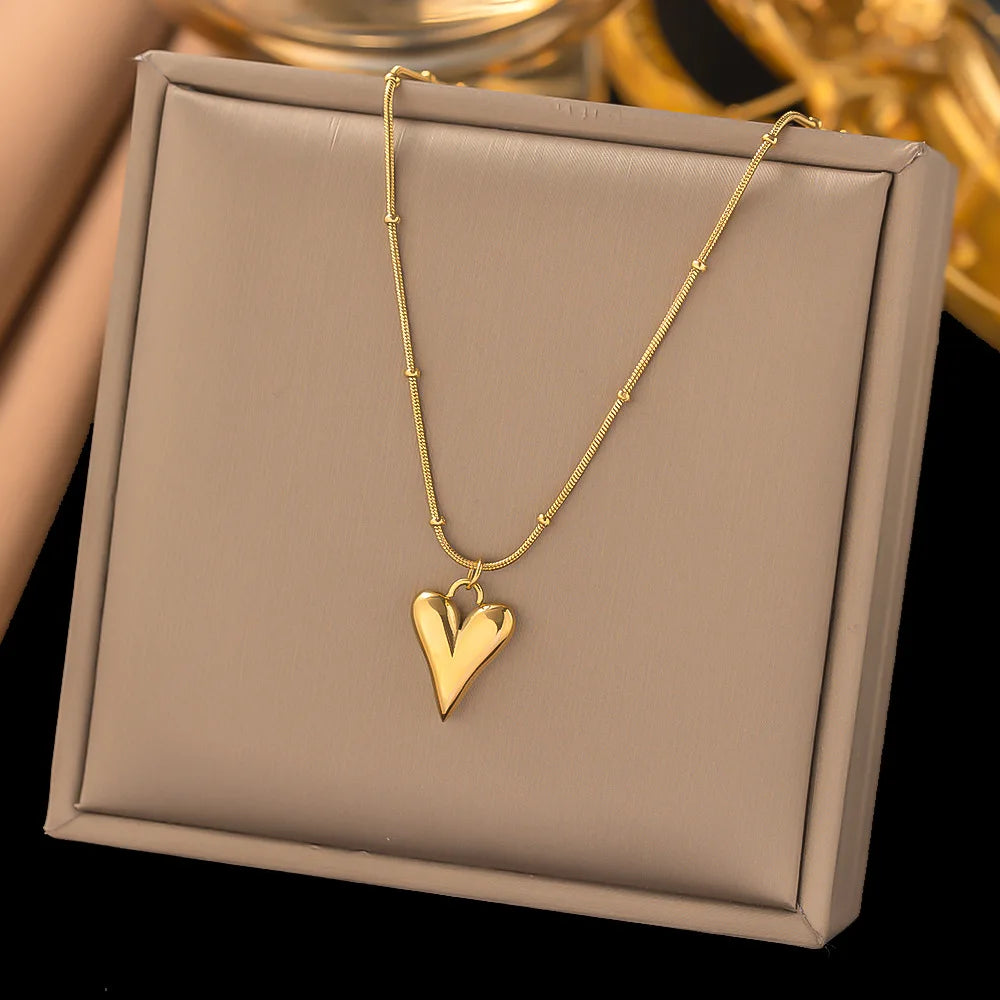 'Slim' Heart Necklace