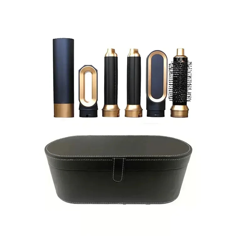 5-in-1 Hair Dryer Brush & Styler - Blow Dry, Curl, Straighten & Volumize in One Tool - Alurani