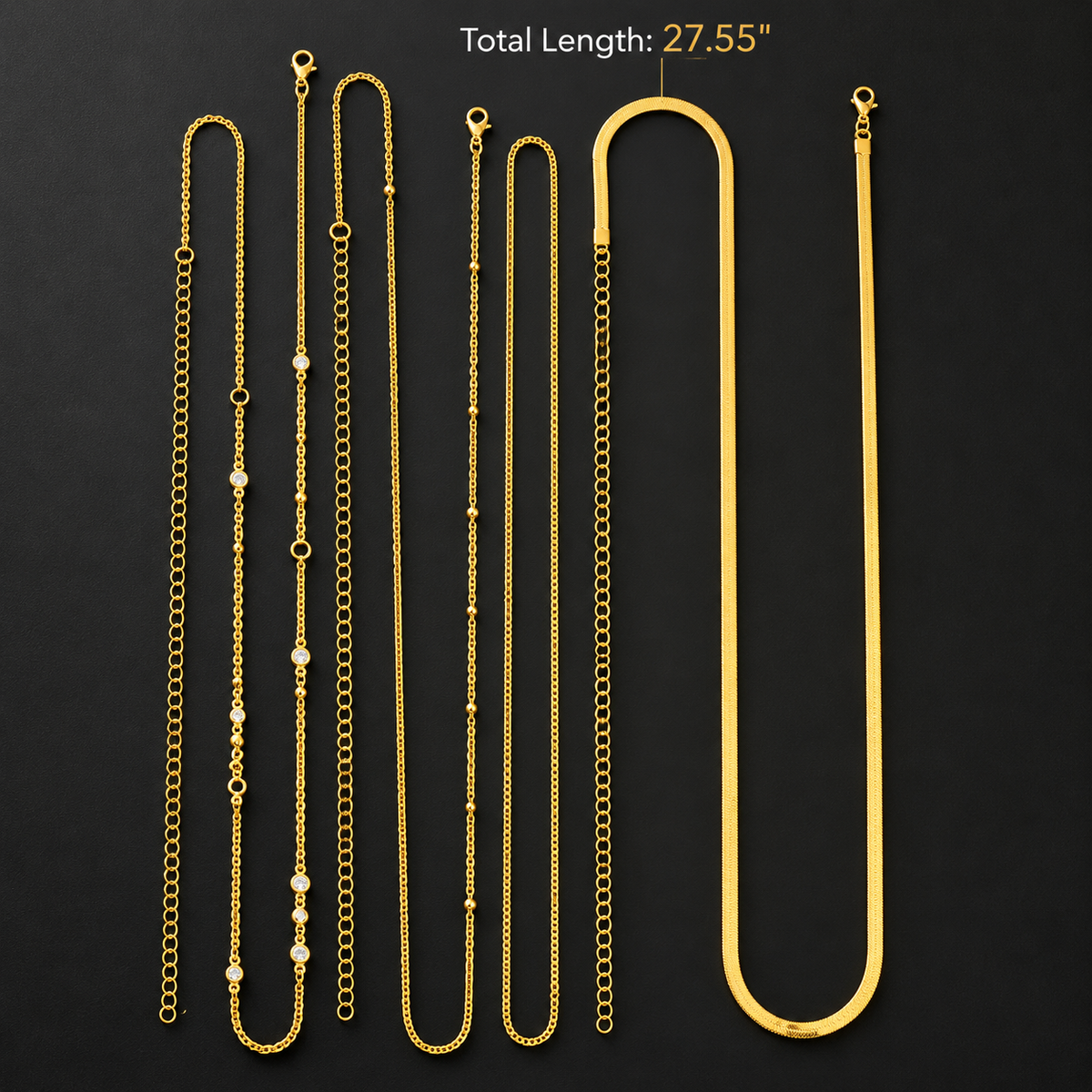 'Sunkissed' 3 Waist Chain Set